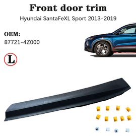 CZJF 87721-4Z000 877214Z000 Front Left Lower Door Trim Door Lower Molding for Hyundai Santafe Sport 2013-2018