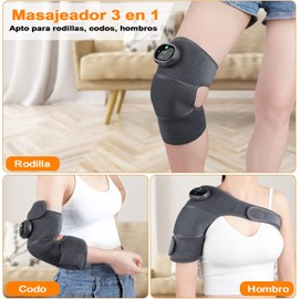 3 en 1Masajeador de Rodilla Calentado, soporte de rodilla para artritis
