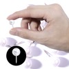 VAPKER Pearl White Card Push Pins Large 9.5mm Round Head