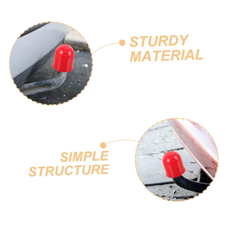 Gatuida 6pcs Tow Hitch Cover Durable Hitch Ball Protection for