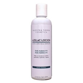 Azelac Locion Seborreguladora, Matificante y Bactericida a base de cido Azelaico al 5 y cido Saliclico al 2.                                          