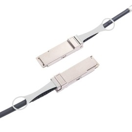 40G QSFP+ DAC Cable, 40GBASE-CR4 Passive Direct Attach Copper Twinax QSFP Cable for Cisco QSFP-H40G-CU2M, Meraki MA-CBL-40G-2M, Mikrotik, QNAP, Open Switches, 2-Metre (6.5ft)
