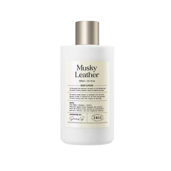 Derma B Narrative Body Lotion 300mL Choose 1 out of 3 options - Musky Leather