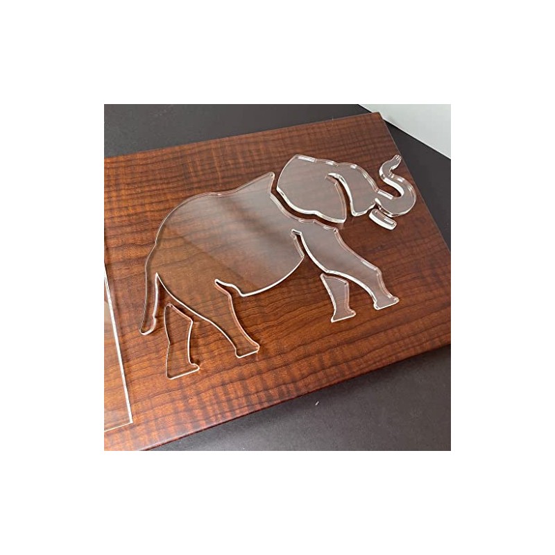Elephant Acrylic Router Template