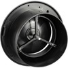 Vent Systems 5" Inch Black Plastic Universal Diffuser - Round