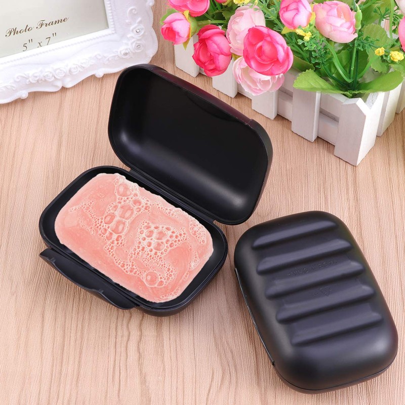 Zerodeko Travel Soap Holder Soap Container with Lid Portable Bar