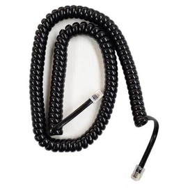 NEC DSX 12ft. Black Handset Cord Curly Coil For 24B 48B Business Telephones