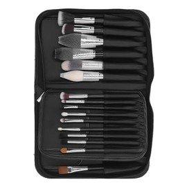Juego de Brochas de Maquillaje de Pelo de Cabra de Primera Calidad, 29 Piezas,de Madera, Kit de Brochas Cosméticas Profesionales con Bolsa de...      