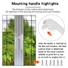 Vesaneae 2 PCS Aluminum Alloy Window Handles, Universal Casement Holder,