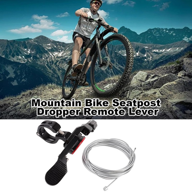 Bicycle Seatpost Lever, Seat Height Adjuster Seatpost Dropper Lever Handlebar