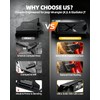 120° Footrest Pedal Compatible with Jeep Wrangler JK JL &