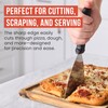 Chef Pomodoro Pizza Dough Scraper – 4-Inch (10 cm) Stainless