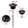 Slakerbe 4PCS Quick Latch Hood Pins,1.18in/30mm Diameter Hood Pins Lock