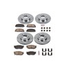 Autospecialty KOE6243 Daily Driver 1-Click OE Replacement Front/Rear Brake Kit