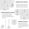 ThinkTop Weightlifter Kinetic Art Balance Steel Balance Physics Eduecational Decoration