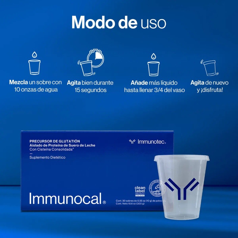 Immunocal - Precursor Natural De Glutatión (30 Unidades)