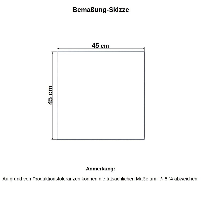 Pack of 3 Napkins 45 cm x 45 cm 100%