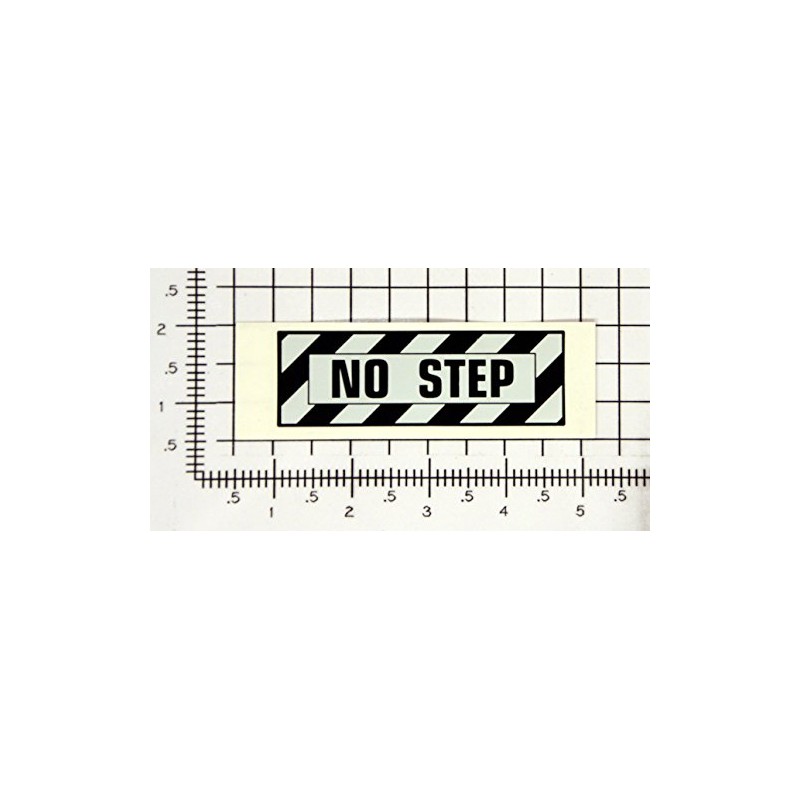 No Step Decal