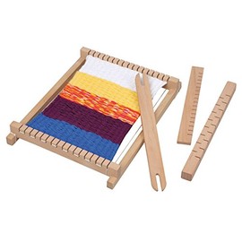 Betzold - Holz-Webrahmen Kinder klein 14cm - Weben Kindergarten Kunstunterricht