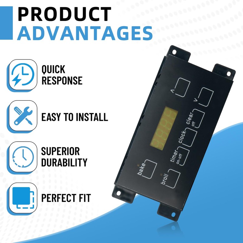 316455410 Oven Range Stove Clock Control Board Replacement Compatible with