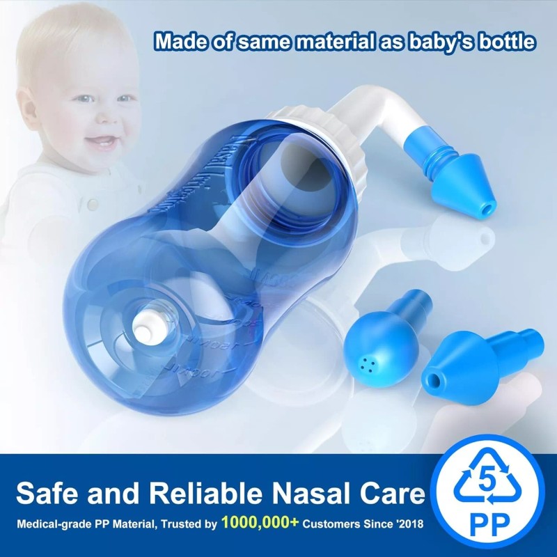 Maoever Allergy Neti Pot Sinus Rinse Nasal Wash 300ML with