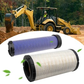LIDSCURA Inner & Outer Air Filter Kit 006000455F1 006000456F1 replacement for Mahindra Tractor 4500 5500 6000 6500+