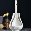 Alipis Spatula Set Set Standing Spoon Rest Vertical Spoon Holder