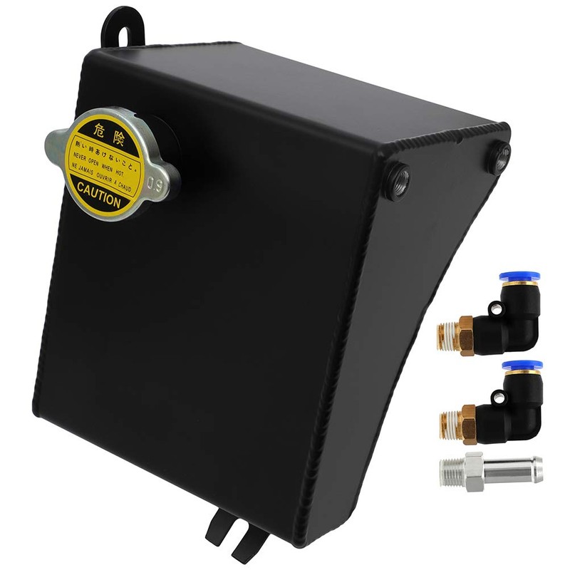 Radiator Tank Coolant Recovery Overflow Reservoir Tank[W/Cap] Compatible with for