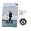 1 Pair 100mm Silent Scooter Wheels Replacement Parts for Luggage,