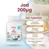 Iodine 200 μg - 360 tablets - swallow-friendly - 200