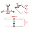 GOLDMAN SERVICE Steel Chicken Rotisserie Skewers Fork Utensil for Professional