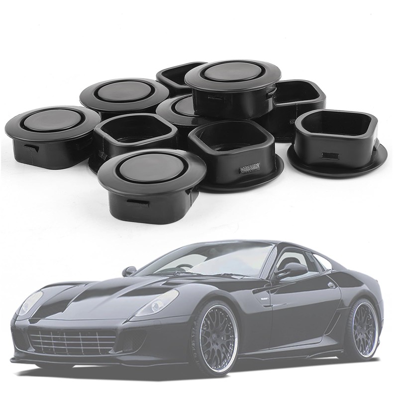 10PCS Car Rear Bumper Plugs for Radar Hole,Durable Bumper Hole