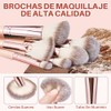 Lukovee Set de Brochas para Maquillaje Profesional