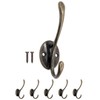 Fuxxer® 5 x Classic Coat Hooks Iron Hooks Wall Hooks