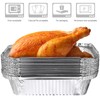 iplusmile Aluminum BBQ Plates for BBQ 700ml Disposable Plates BBQ