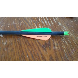 Parker Bows RED HOT 20" HUNTER XXT CROSSBOW BOLTS WITH CAPTURE NOCKS - PARKER ARROWS  440 GR