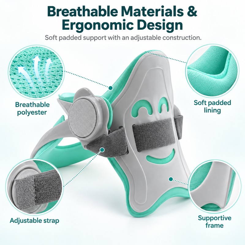 Cervical Neck Support Pillow for Travel and Rest – Breathable