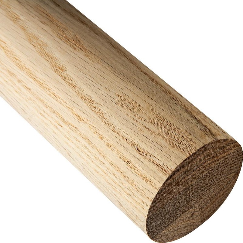 Large 3" Diameter Dowel Rods - Oak