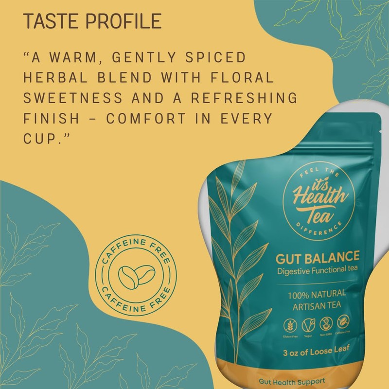 Gut Balance Herbal Tea – Gut Wellness Herbal Blend |