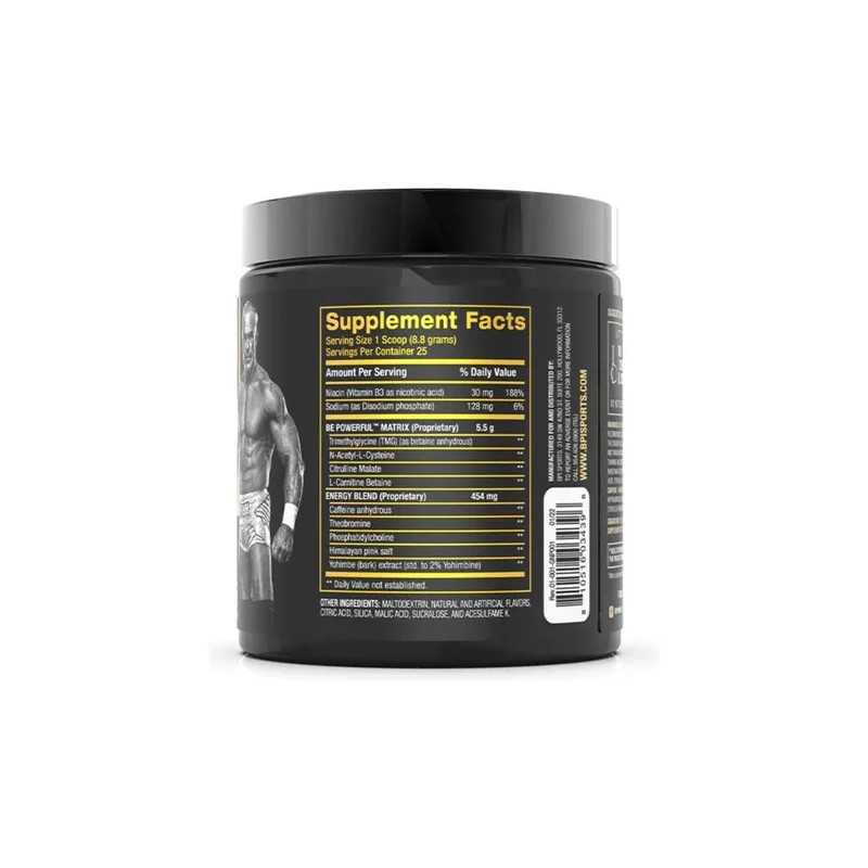Pre Entreno Polvo BPI Sports Raspberry Tea Línea Billy Gunn