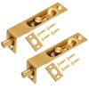 MECCANIXITY Flush Bolt 4.06 x 0.87 Inch Solid Brass Door