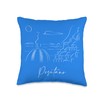 Positano Lineart I Throw Pillow