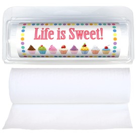 Happy Birthday Mini Toilet Paper Rolls | Great Gag Gift | Cute Party Favor | Useful Gift Idea | Birthdays & Treats (3-Pack) (754 Life Is Sweet Cupcakes)