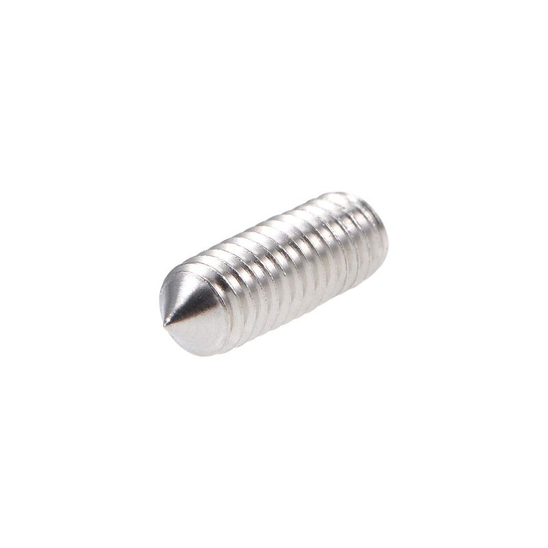 uxcell 50Pcs M3x10mm Internal Hex Socket Set Grub Screws Cone