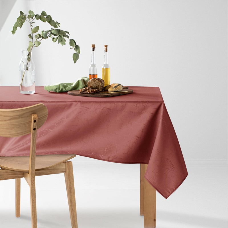 Filumi Tablecloth 140 x 220 cm Oval Dusky Pink Washable