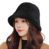 SIVAN Women's Bucket Hat, Insulated Lightweight Material, Fluffy Cold Protection,