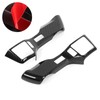 2Pcs Steering Wheel Sticker Carbon Fiber Style Cover Interior Trim