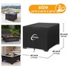 Kipiea Square Fire Pit Cover - Upgraded 600D Strong Tear