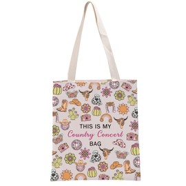 Country Concert Inspired Gift This Is My Country Concert Tote Bag Country Music Lover Handbag Country Concert Merch (My Country Concert Tote)