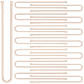 HINZIC 15 PCS 1/4" Round Oil Lamp Wicks 1.3FT Cotton Braided Lamp Wicks Replacement for Candle Lamp, Oil Lamp Wicks Only